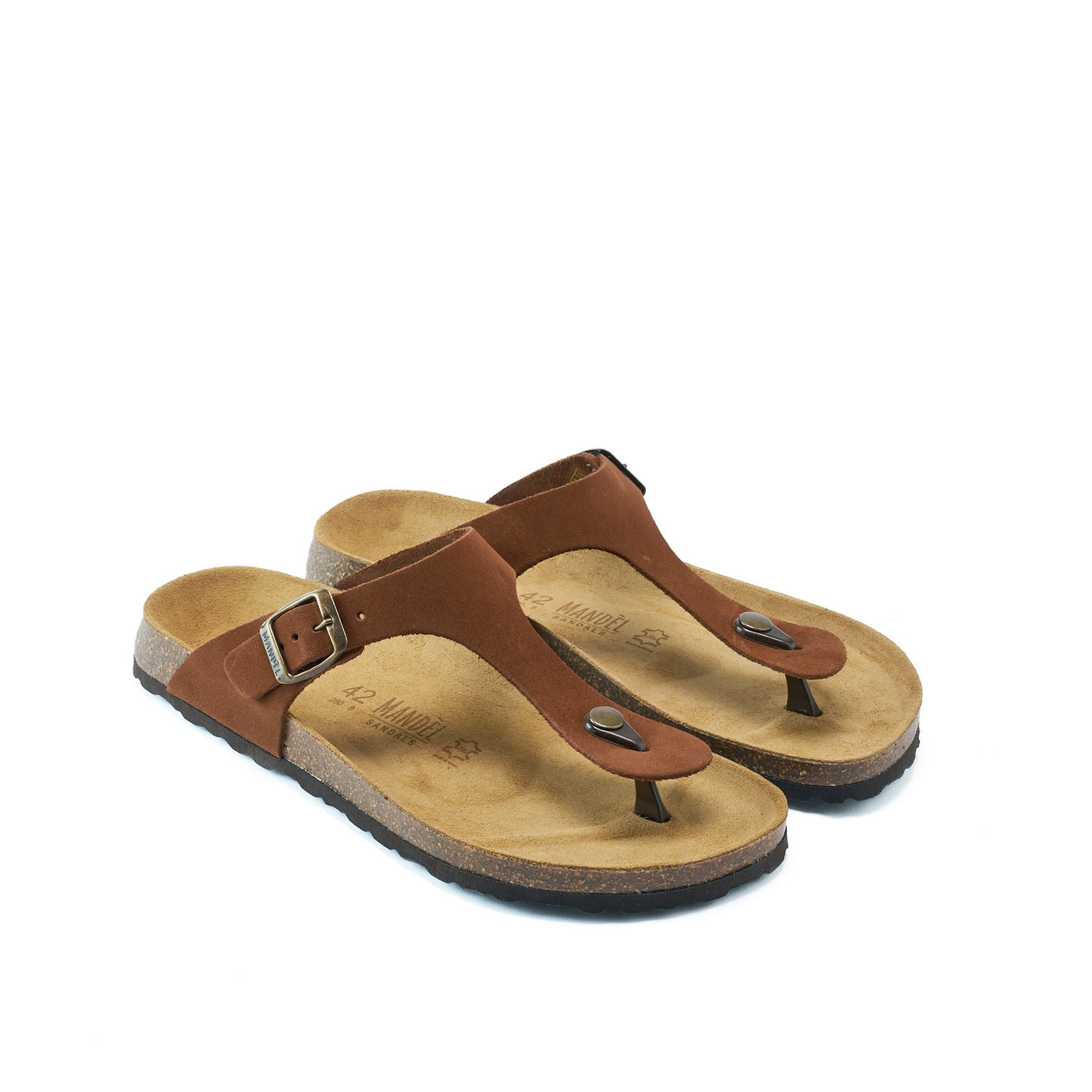 Tongs David Suede Chestnuts - Homme