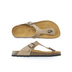 Tongs David - Taupe - Homme