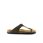Tongs David - Dark Brown - Homme