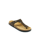 Tongs David - Dark Brown - Homme