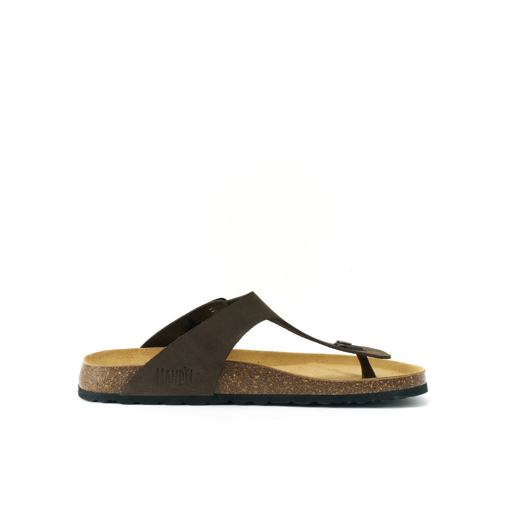Tongs David - Dark Brown - Homme