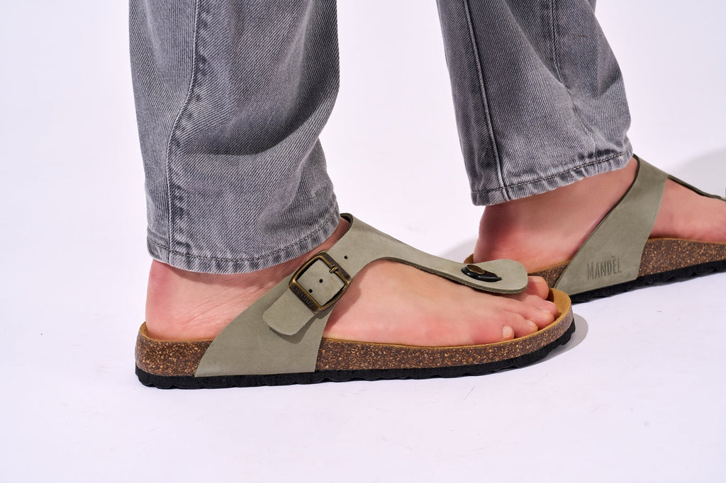 Tongs David - Green - Homme