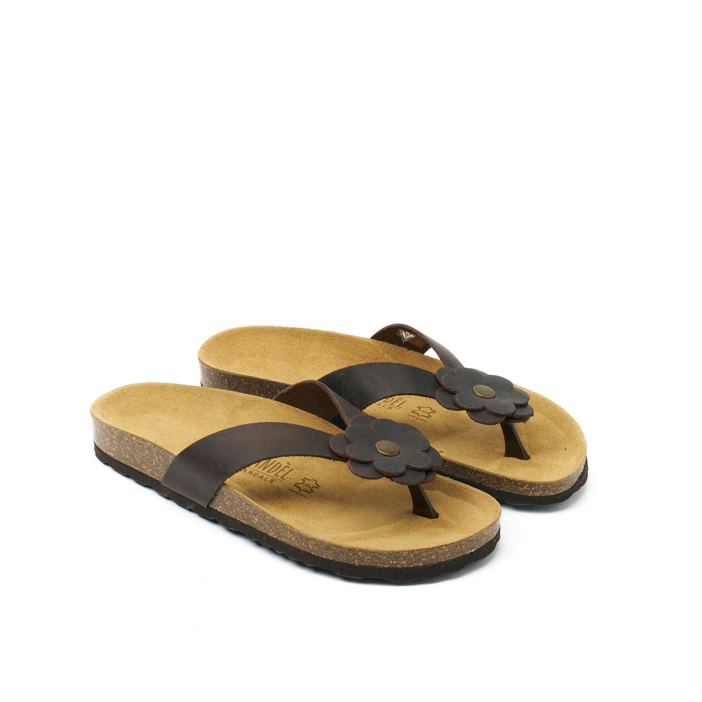 Tongs Lene - Dark Brown - Femme
