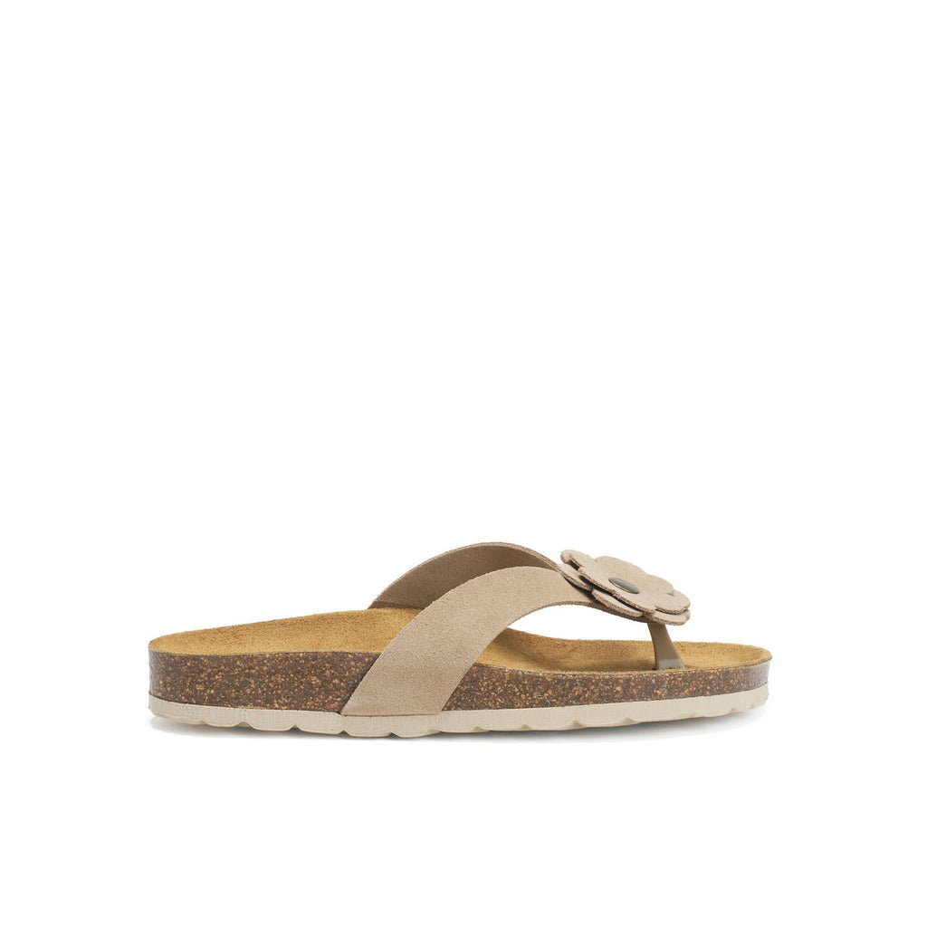 Tongs Lene - Taupe - Femme