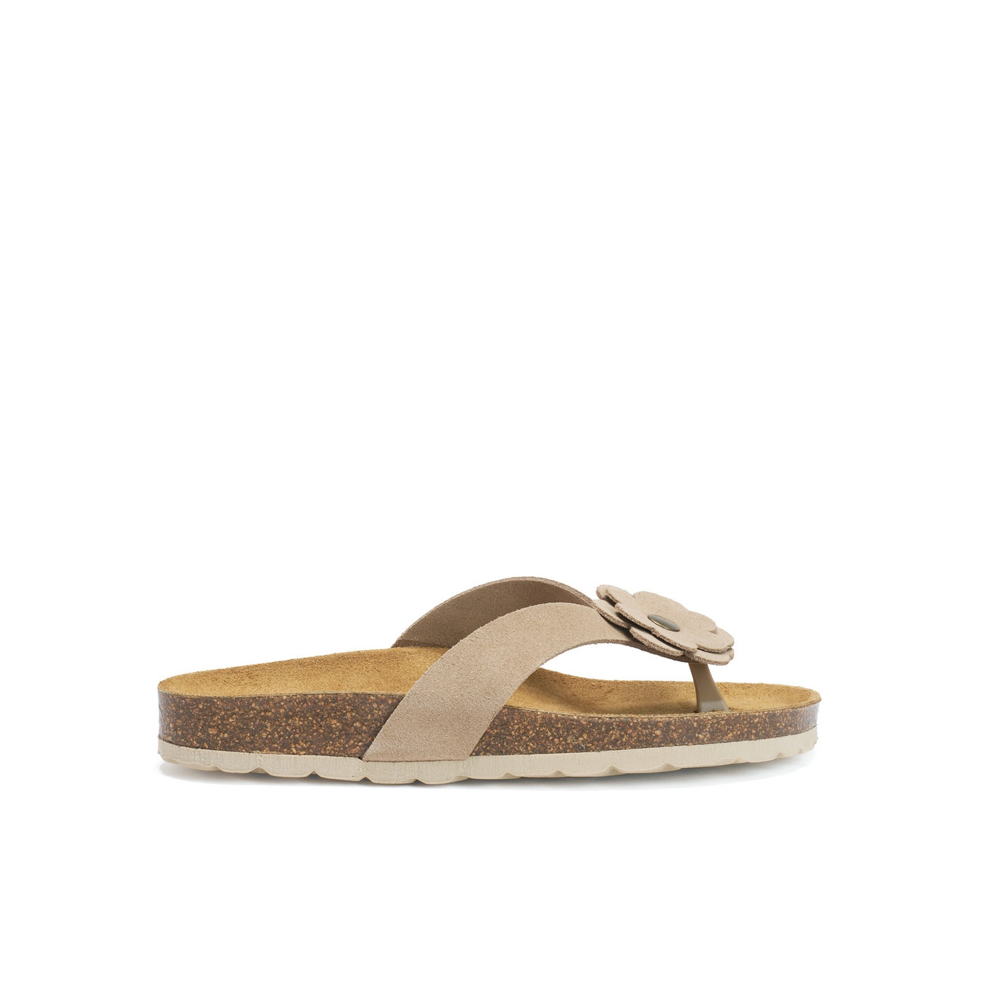Tongs Lene - Taupe - Femme