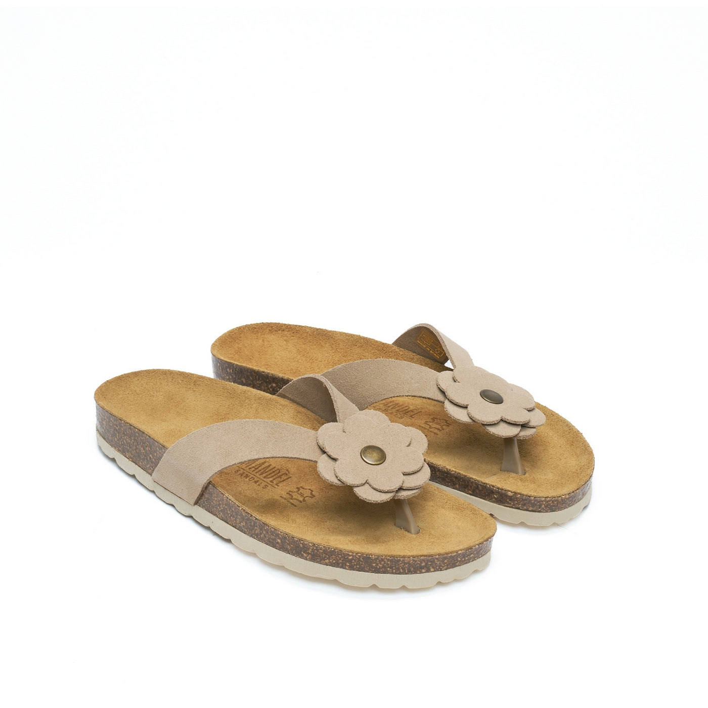 Tongs Lene - Taupe - Femme