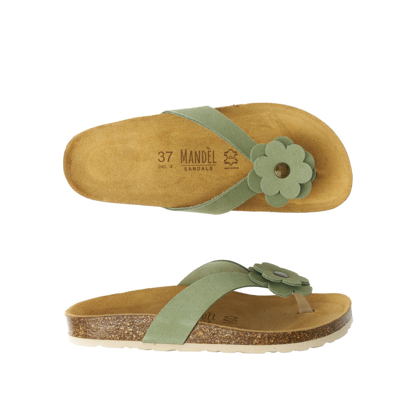 Tongs Lene - Green - Femme