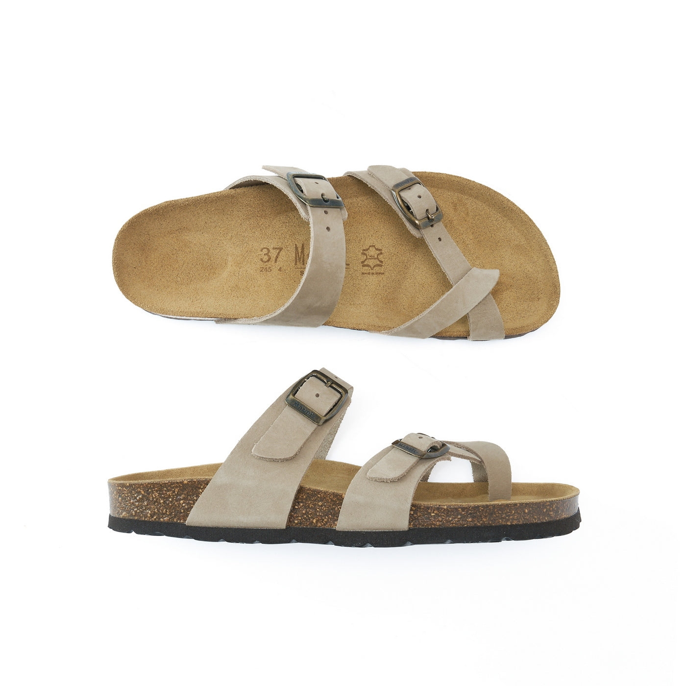 Daria Nubuck Taupe - Femme