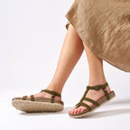Sandales Nina - Green - Femme
