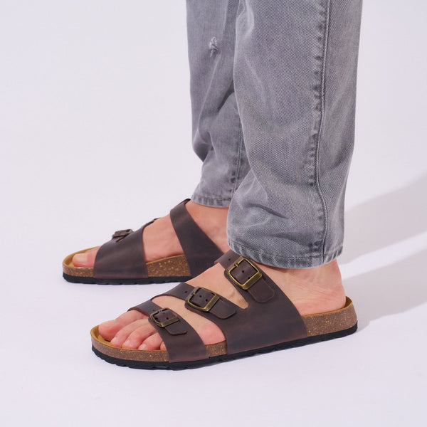Sandales Paco - Dark Brown - Homme