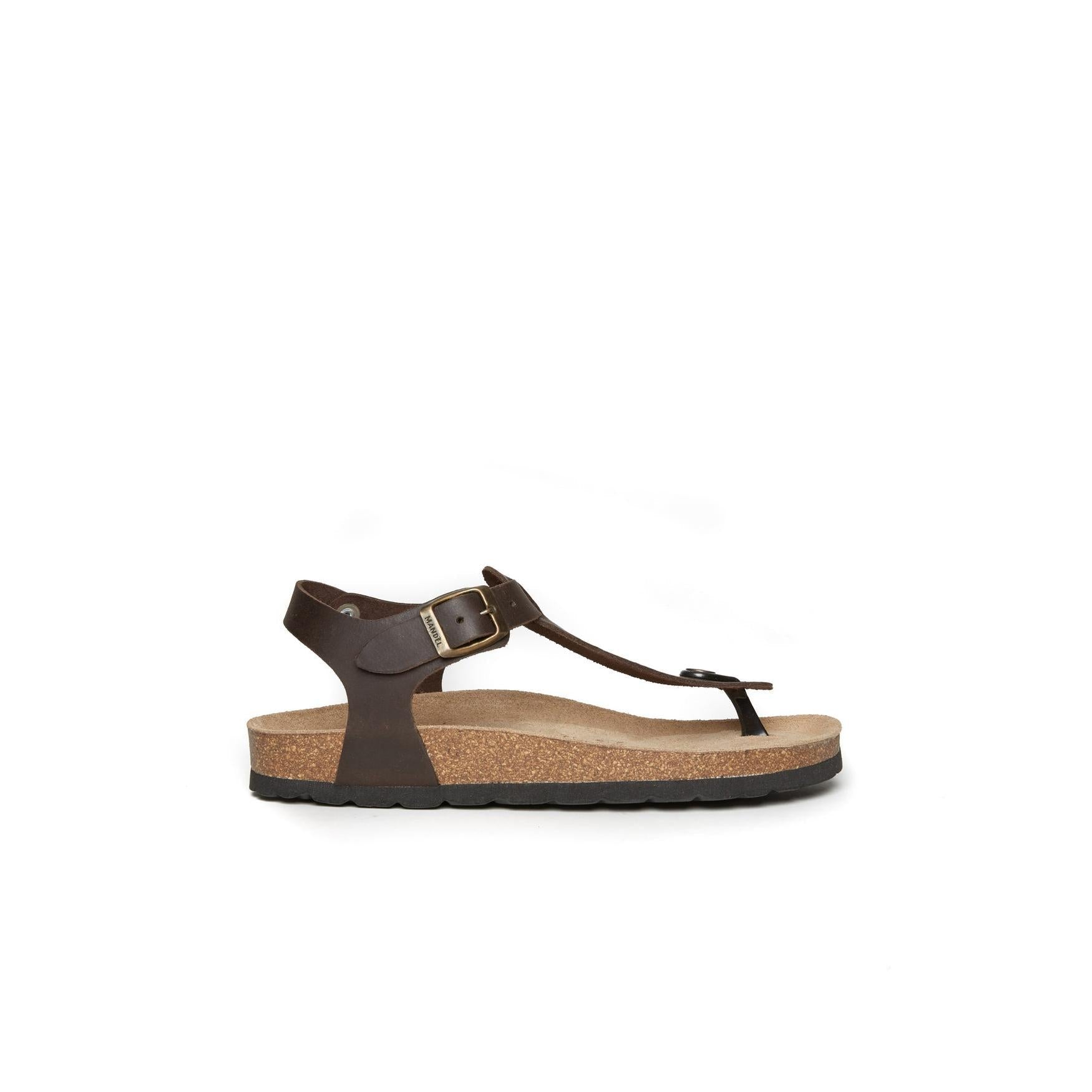 Tongs Leon - Dark Brown - Femme