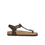 Tongs Leon - Dark Brown - Femme