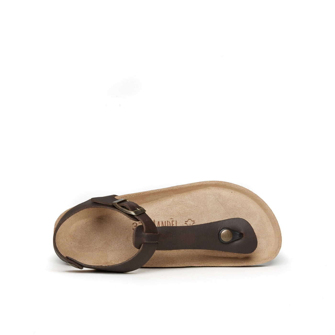 Tongs Leon - Dark Brown - Femme
