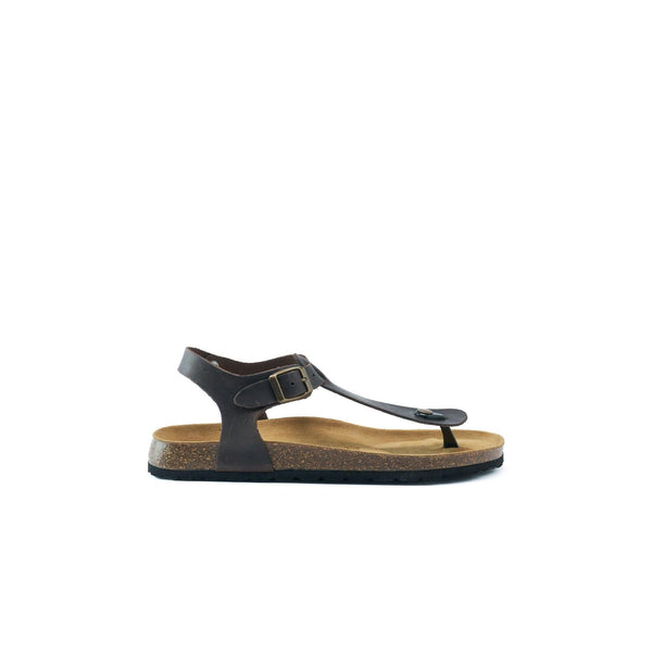 Tongs Leon - Dark Brown - Homme