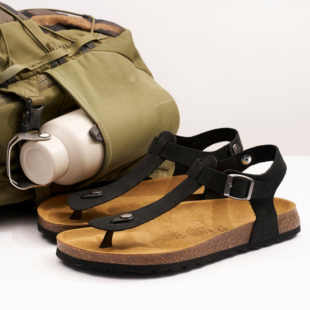 Tongs Leon - Black - Homme