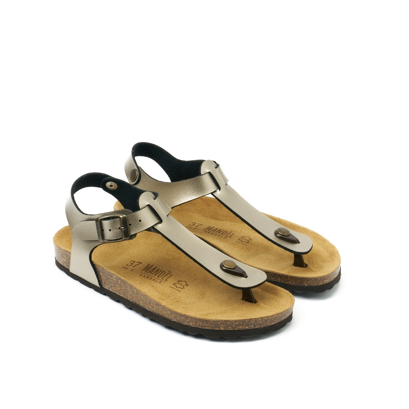 Tongs Leon - Bronze - Femme
