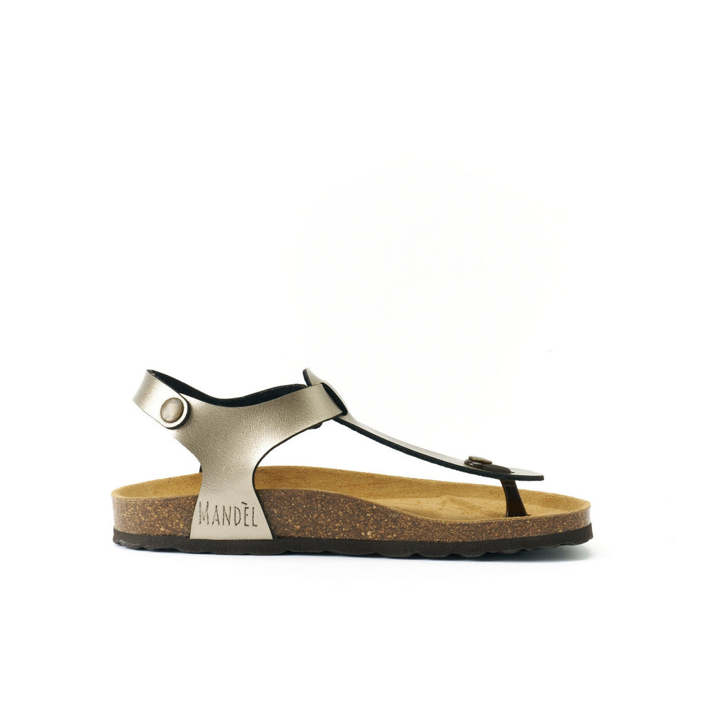 Tongs Leon - Bronze - Femme