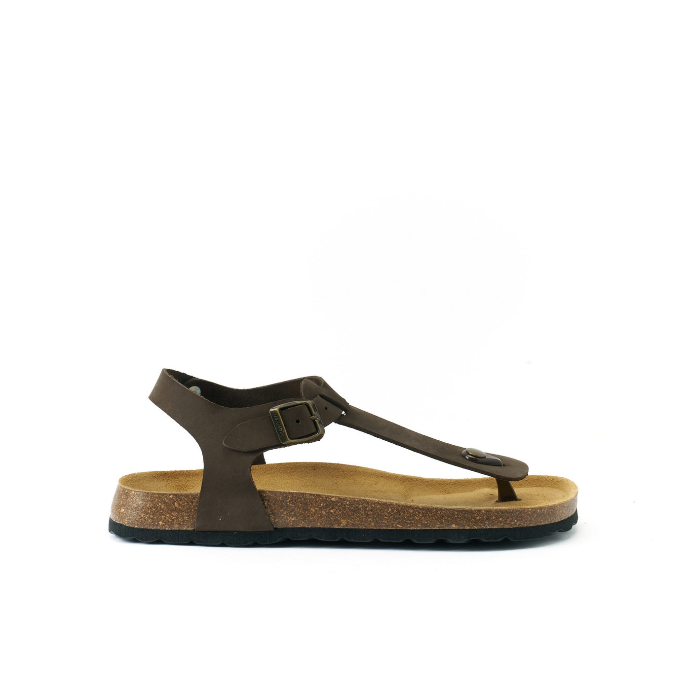 Tongs Leon - Dark Brown - Homme