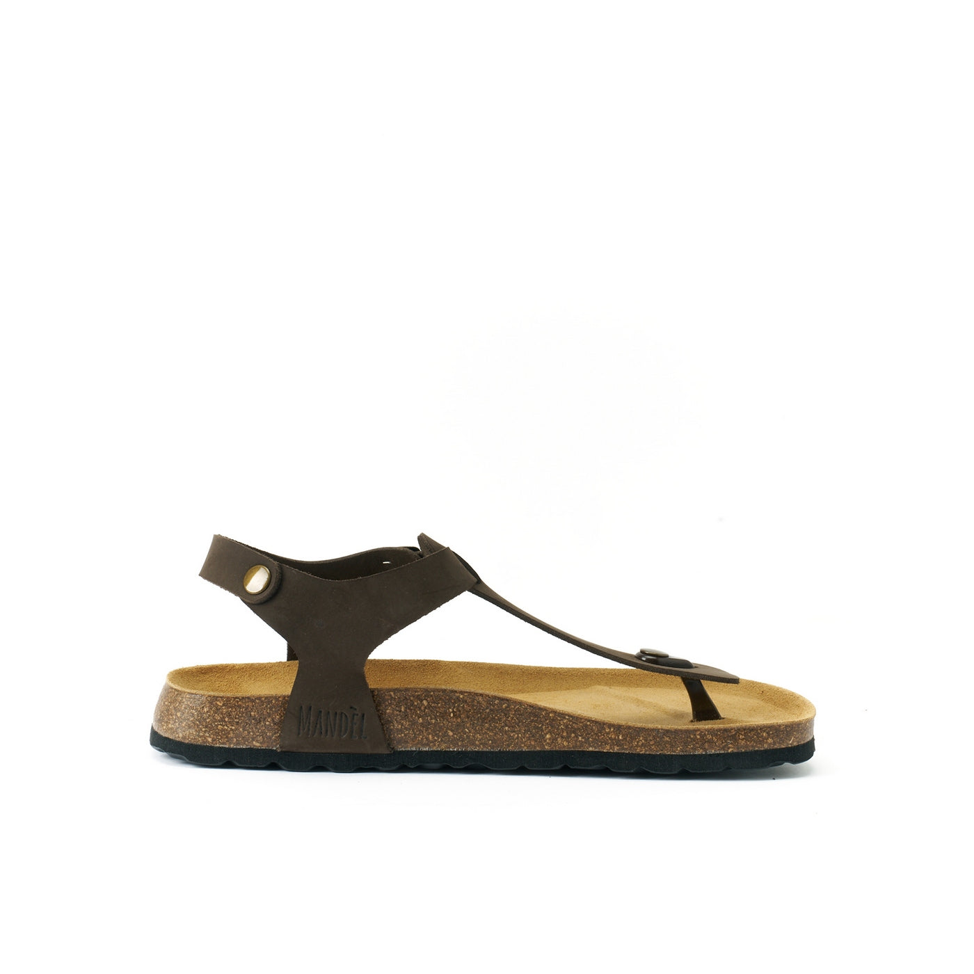 Tongs Leon - Dark Brown - Homme
