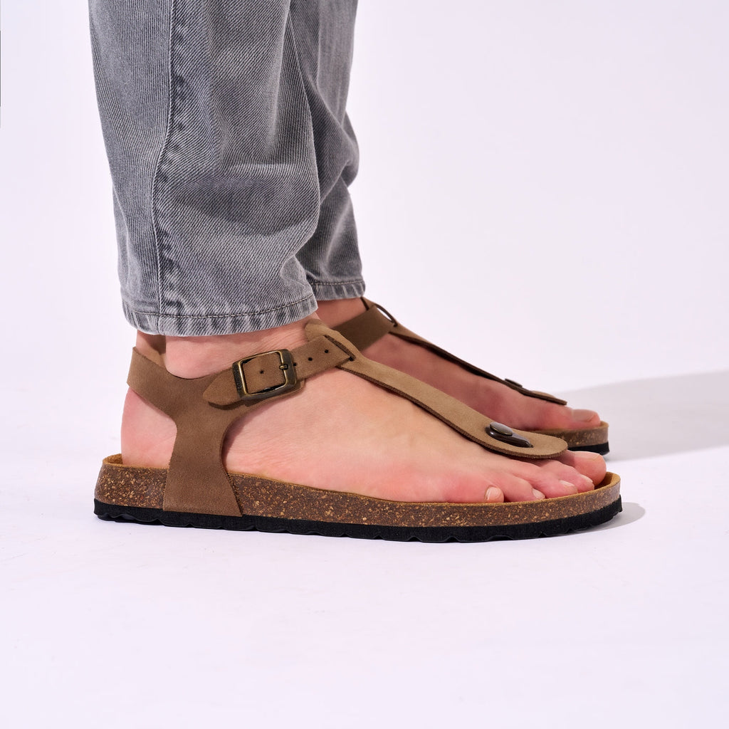 Tongs Leon - Brown - Homme