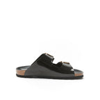 Sandales Alberto Big Buckle Patent Black - Femme
