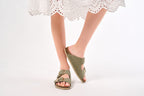 Sandales Alberto - Green - Femme