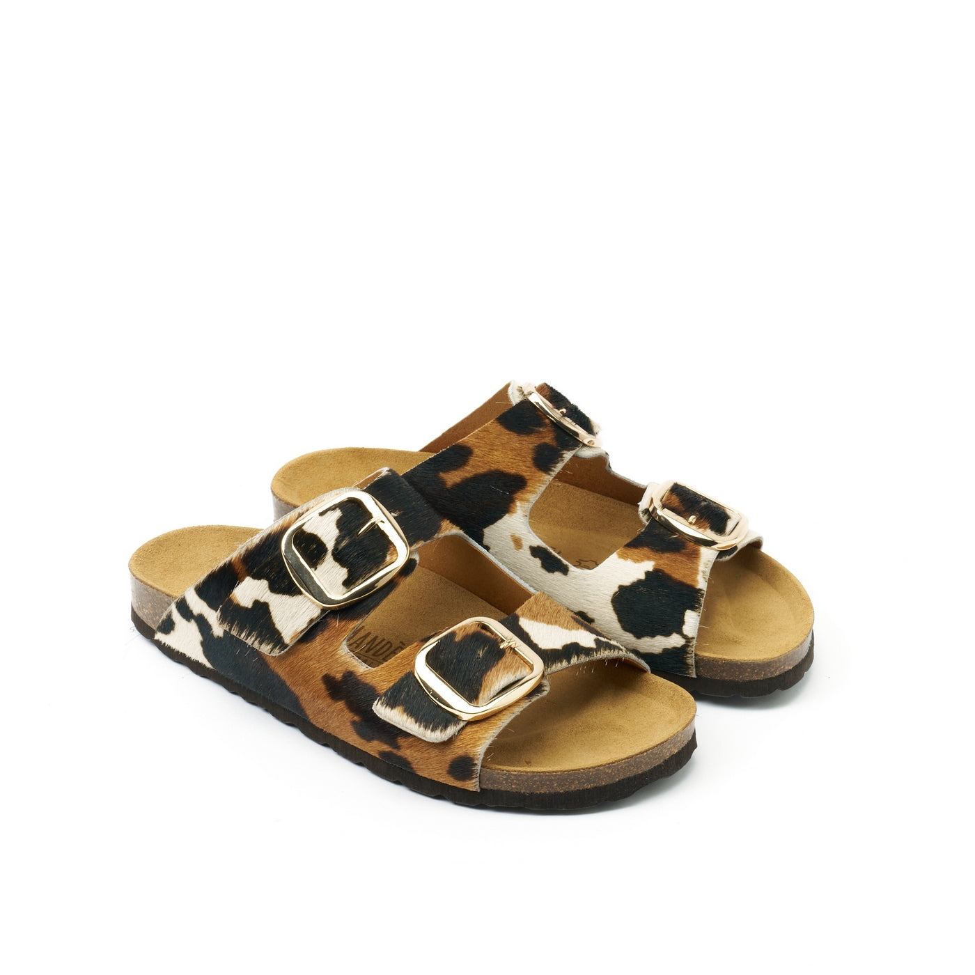 Sabots Alberto Big Buckle Cow - Femme