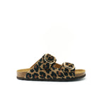 Sabots Alberto Big Buckle Leopardo - Femme