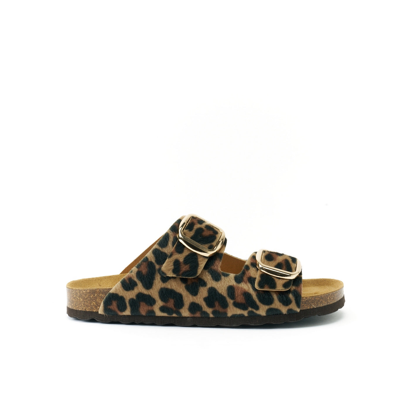 Sabots Alberto Big Buckle Leopardo - Femme