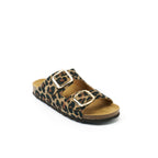 Sabots Alberto Big Buckle Leopardo - Femme
