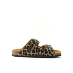 Sabots Alberto Big Buckle Leopardo - Femme
