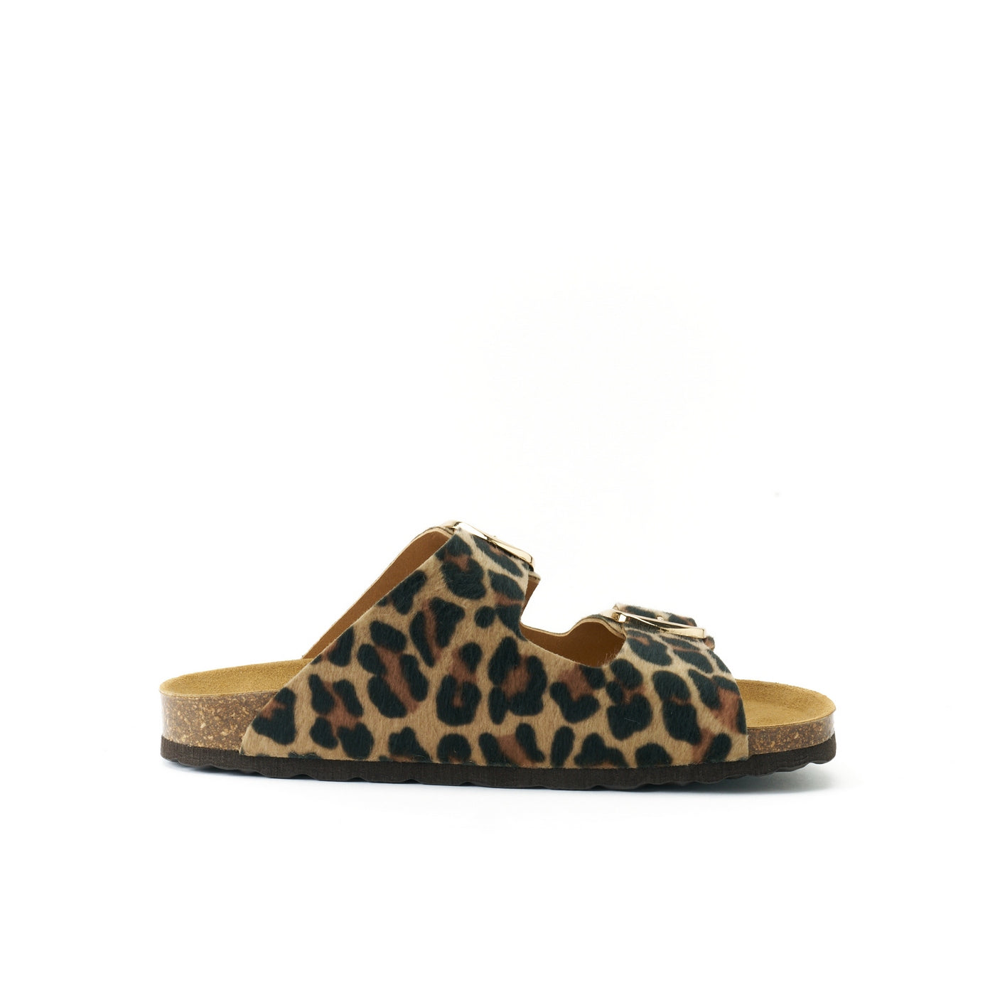 Sabots Alberto Big Buckle Leopardo - Femme