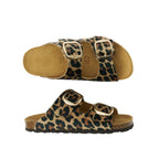 Sabots Alberto Big Buckle Leopardo - Femme