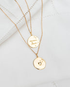 La Médaille Précieuse Seule Maman Louve - En Vermeil - 17Mm
