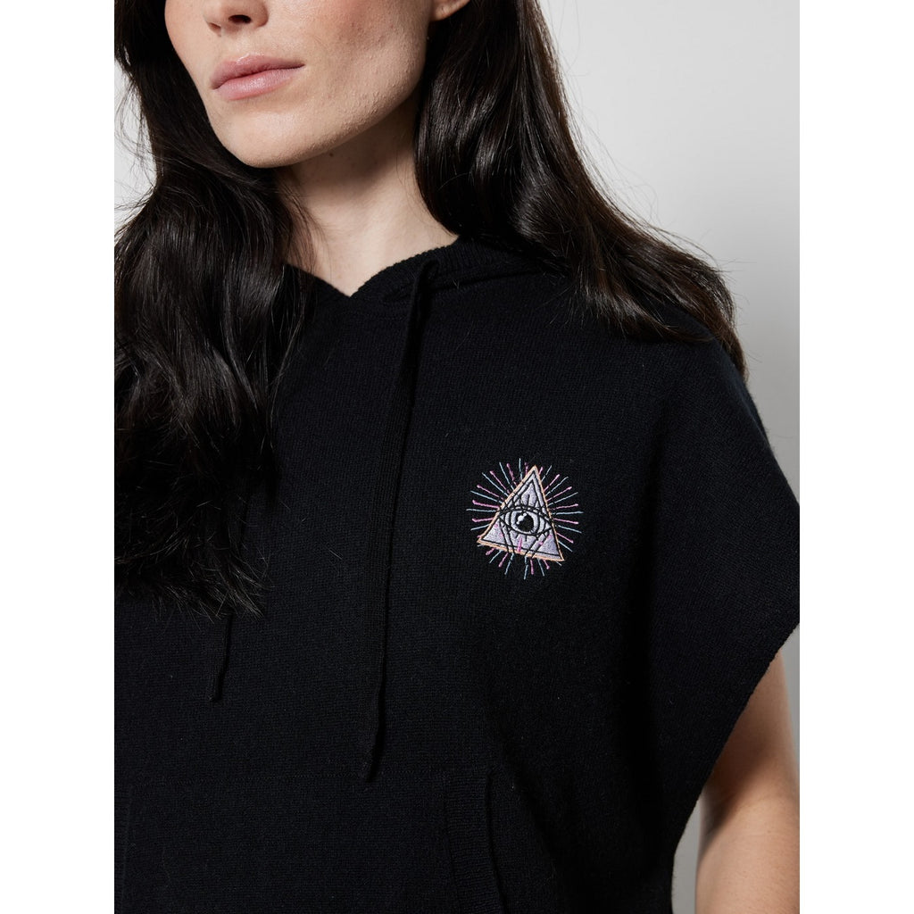Notshy - Pull Cachemire Recyclé Capuche Prakasa - Onyx