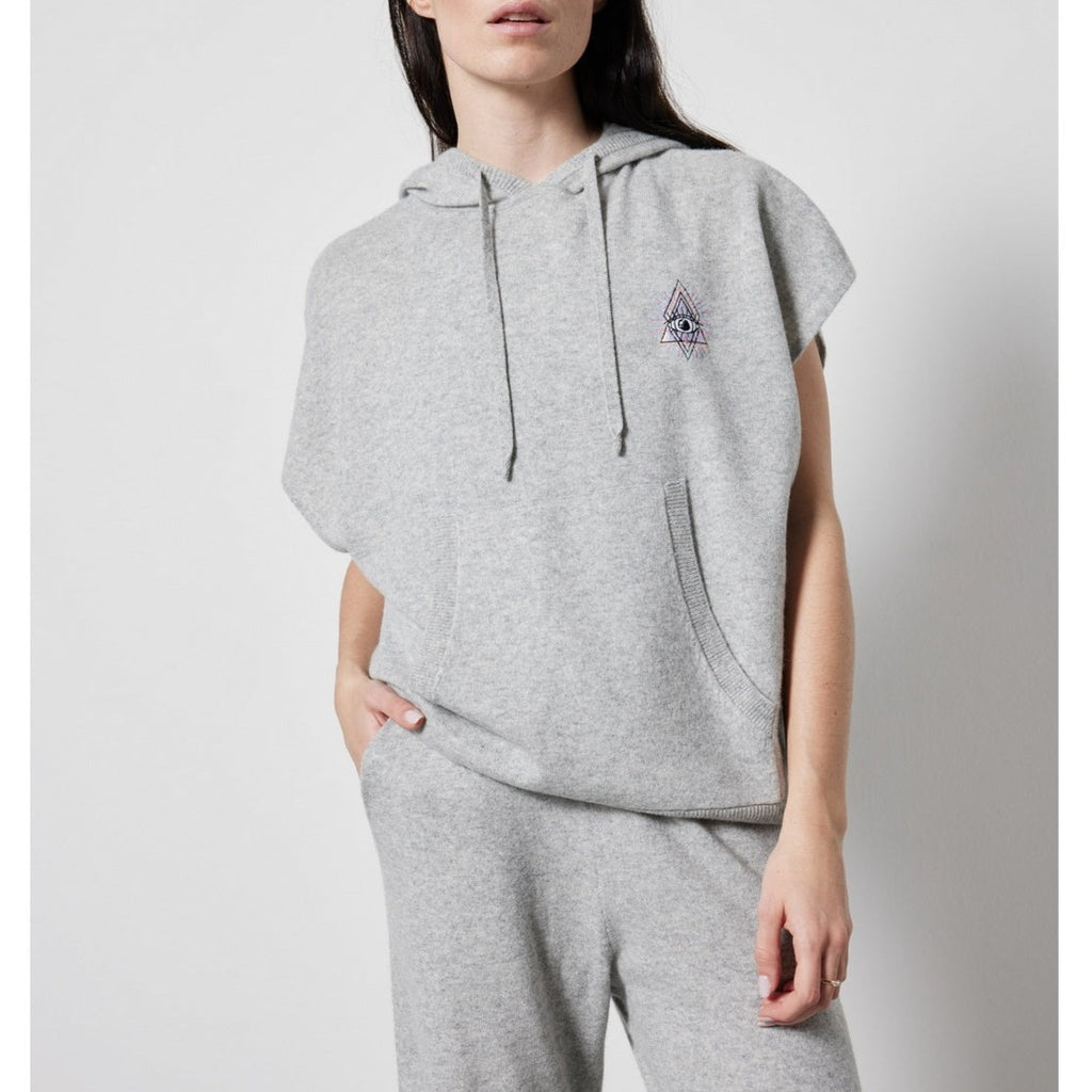 Notshy - Pull Cachemire Recyclé Capuche Prakasa - Pyrite