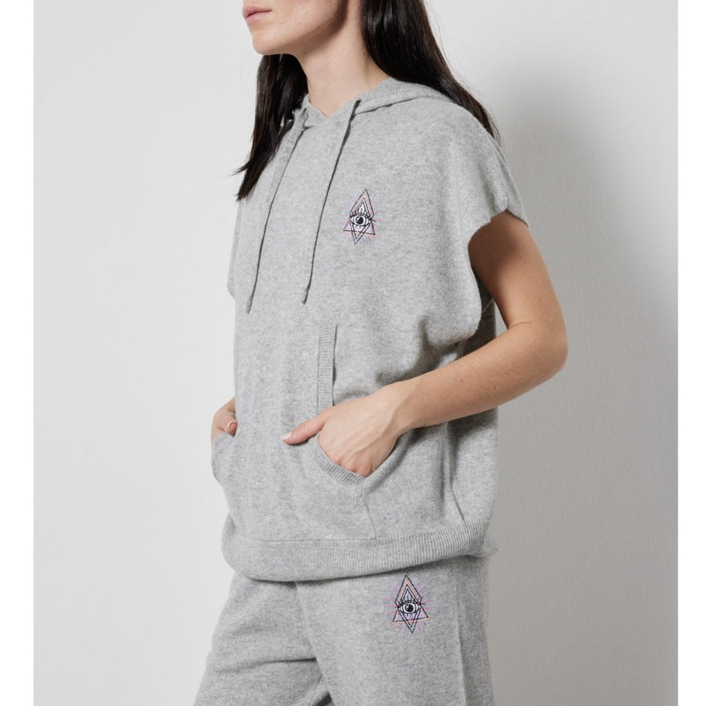 Notshy - Pull Cachemire Recyclé Capuche Prakasa - Pyrite