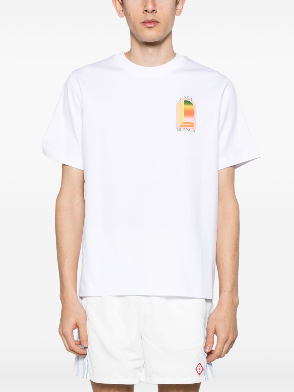 T-Shirt Gradient Larche - Blanc