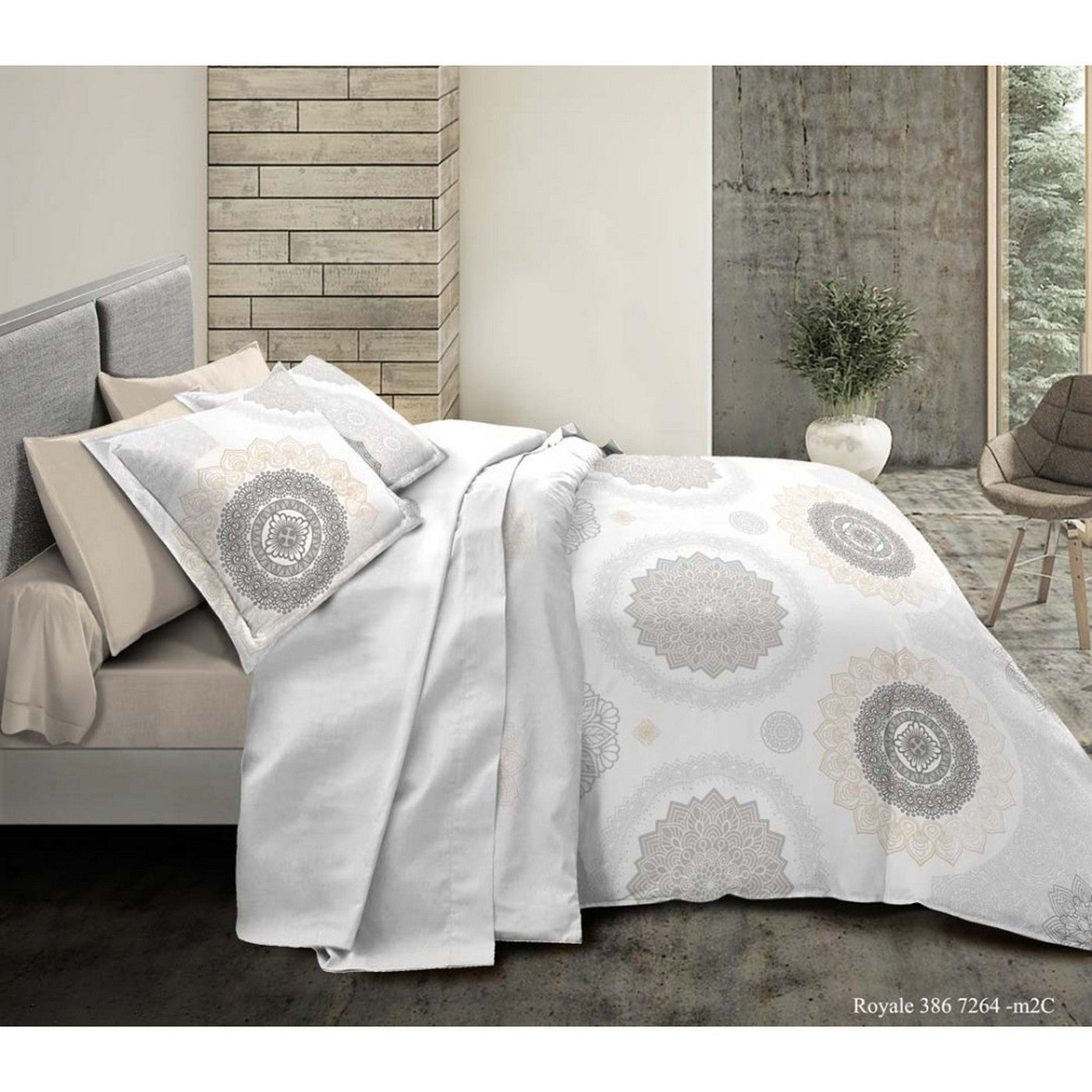 Parure De Couette - 100% Coton - Royale