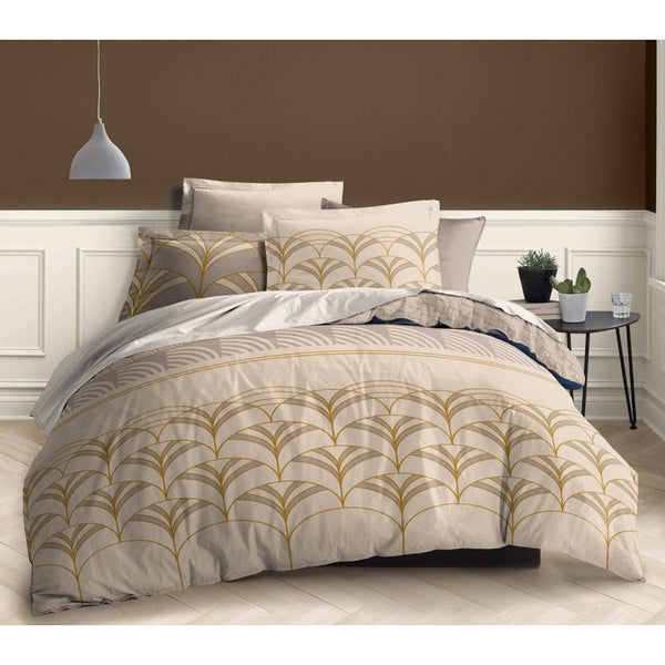 Parure De Couette - 100% Coton - Luna Beige