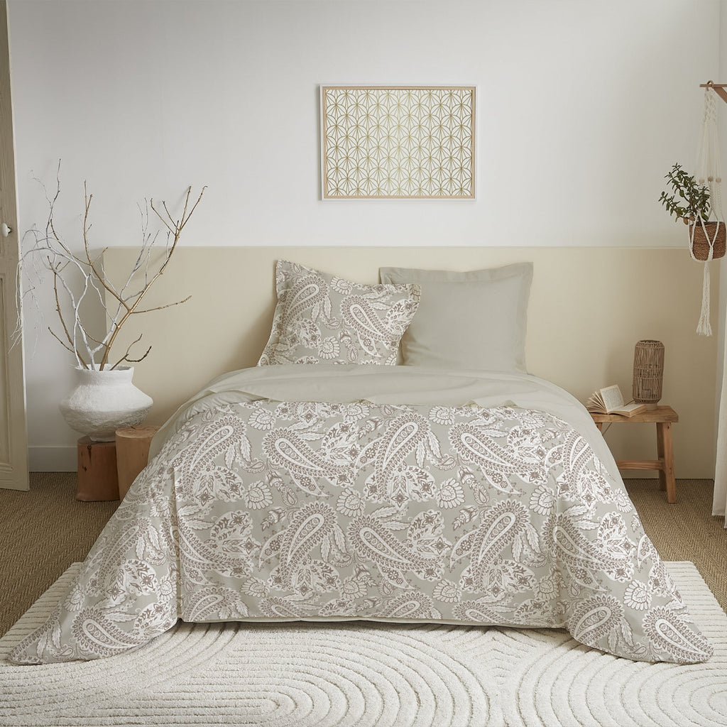 Parure De Draps - 100% Coton - Cashemire Naturel