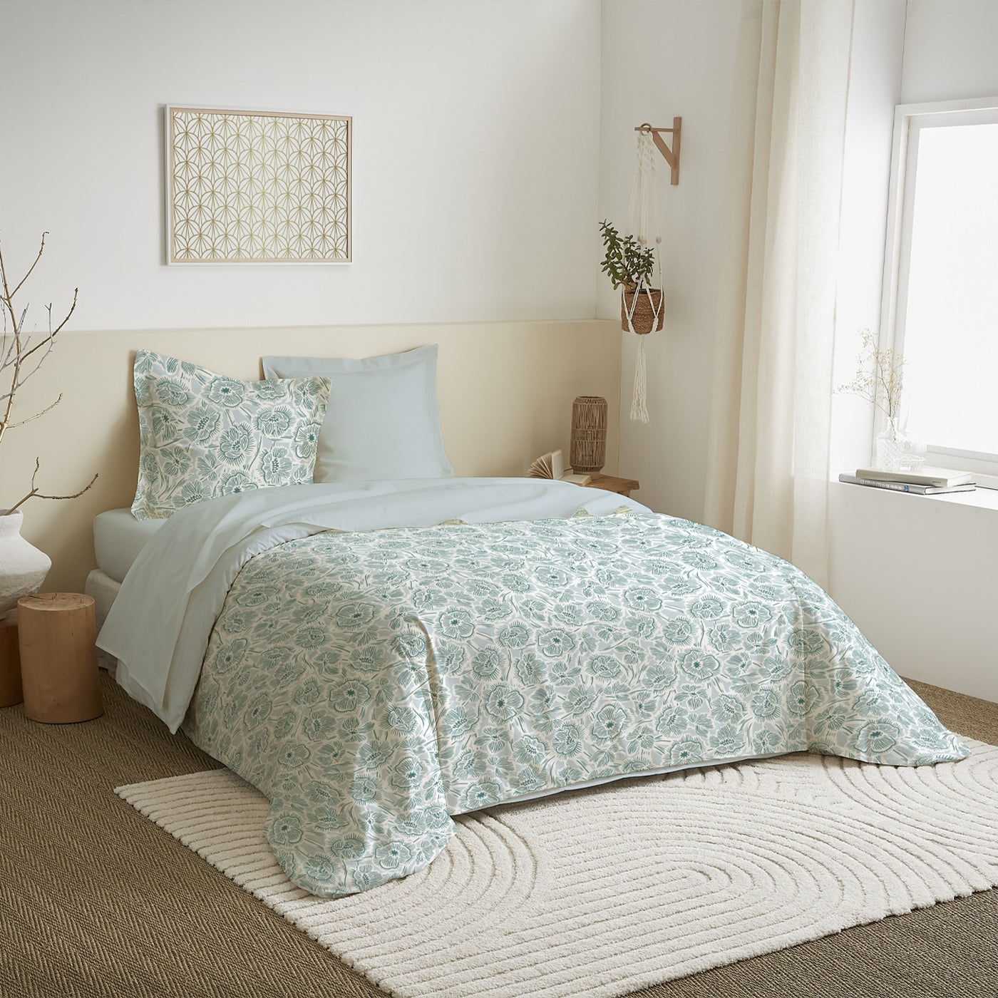 Parure De Couette - 100% Coton - Agathe Celadon