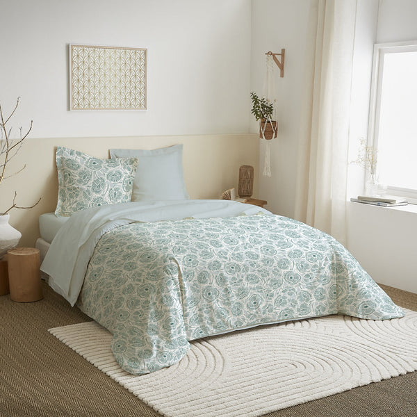 Parure De Couette - 100% Coton - Agathe Celadon