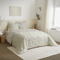 Parure De Couette DH 160 - 100% Coton - Tanya Cyan
