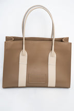 Sac A Main Bahamas Lisse - Taupe