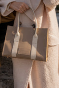 Sac A Main Bahamas Lisse - Taupe