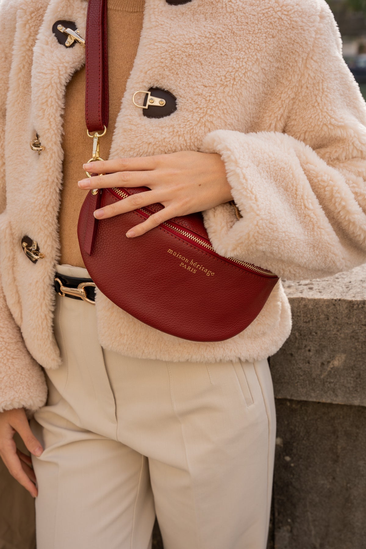 Sac Banane Kimi - Rouge Foncé