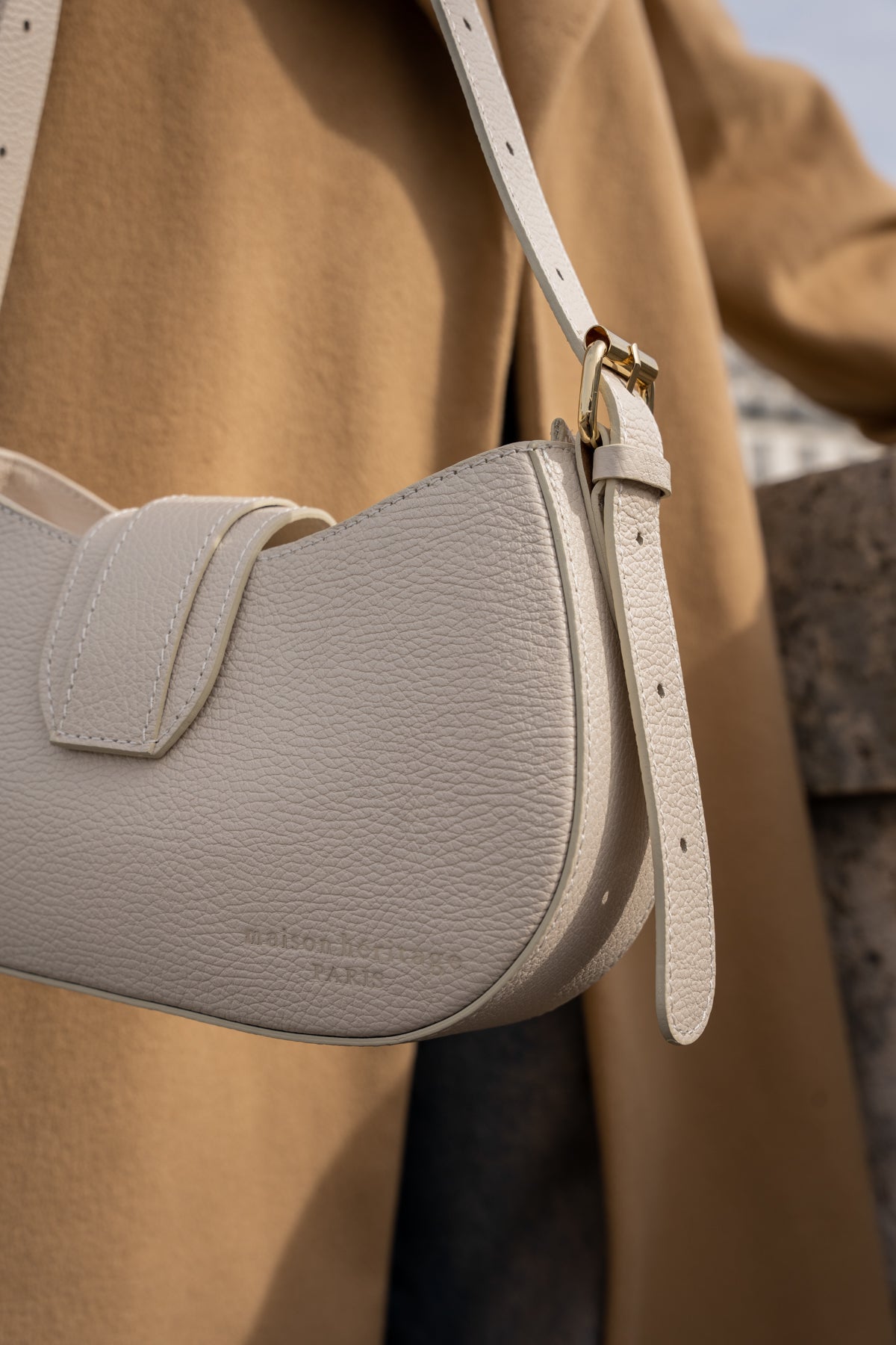 Sac Porte Epaule Maki - Beige