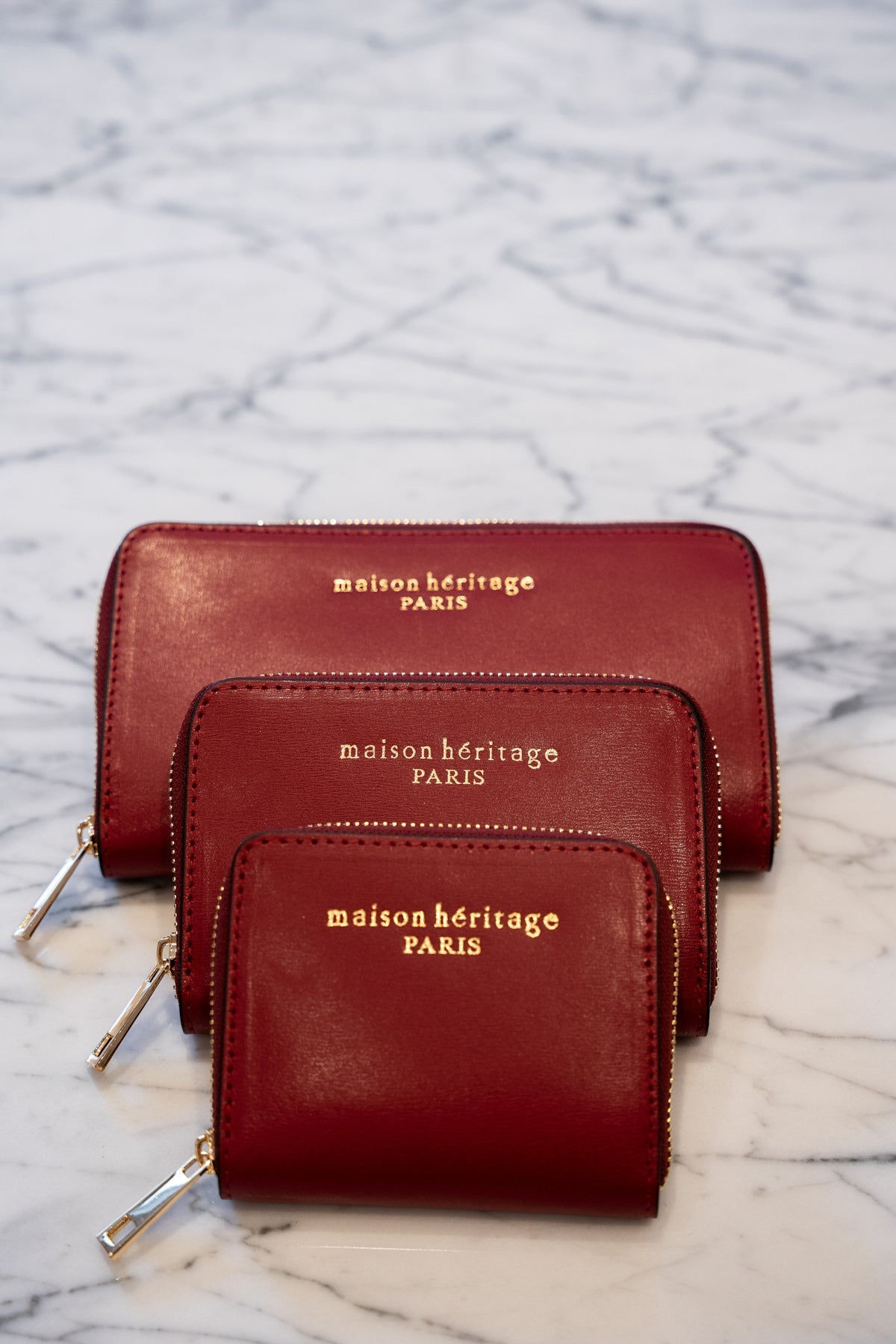 Portefeuille Pely Box - Rouge Fonce - Accesoires