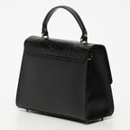 Sac A Main Clau Croco - Noir